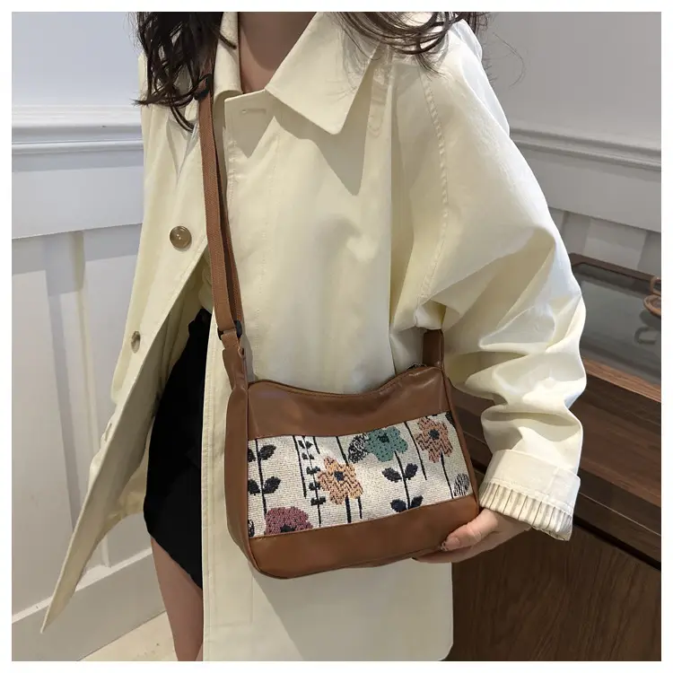 Korean Floral Embroidered Shoulder Bag for Women — feature 13