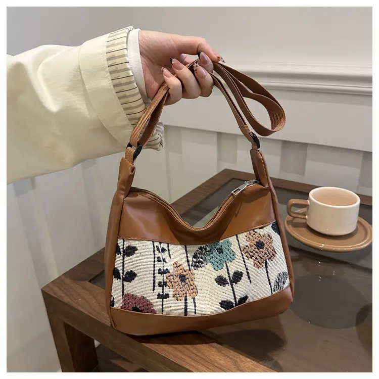 Korean Floral Embroidered Shoulder Bag for Women — feature 15