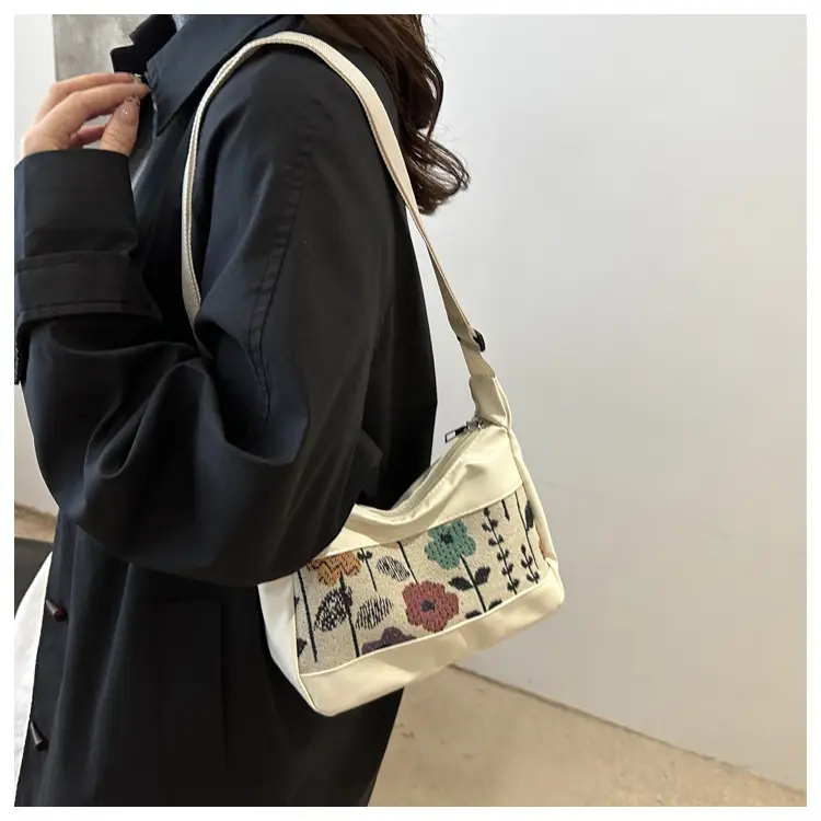 Korean Floral Embroidered Shoulder Bag for Women — feature 17