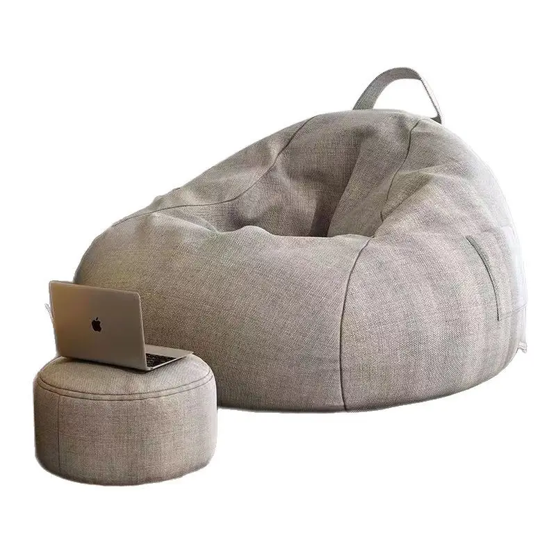 Lazy Sofa Bedroom Single Living Room Tatami Small Apartment Lounge Chair Bean Bag Casual Popular Chair Balcony Pouf