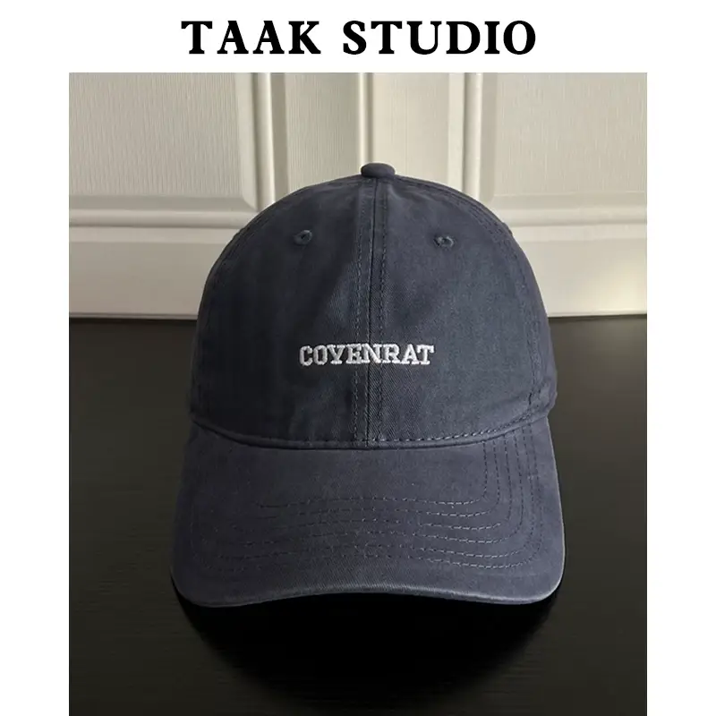 Women Winter Baseball Cap Covertat Embroidered Navy — feature 4