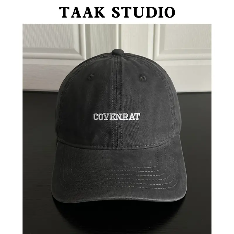 Women Winter Baseball Cap Covertat Embroidered Navy - Image 7