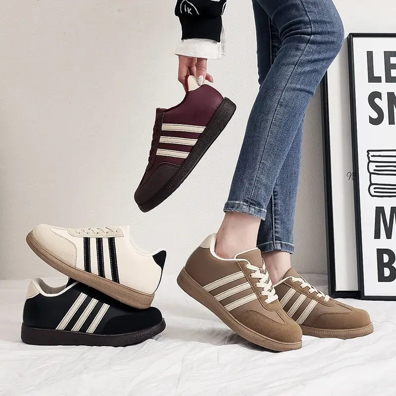 Winter New Cotton Shoes Soft Sole Non-slip Women's Casual Shoes fleece-lined Thickened Warm sneaker Comfortable All-match Cotton Shoes — feature 1