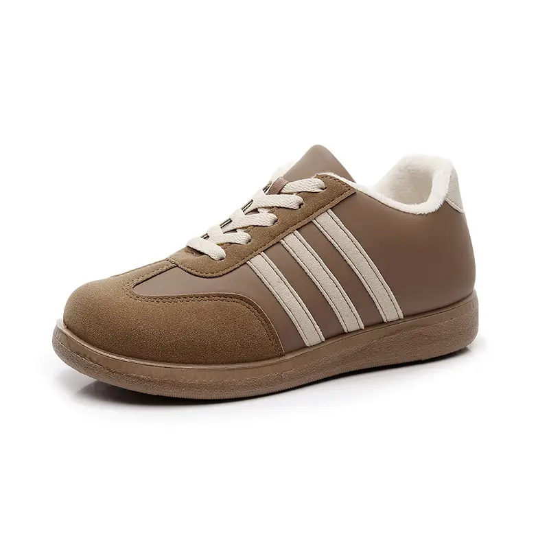 Winter New Cotton Shoes Soft Sole Non-slip Women's Casual Shoes fleece-lined Thickened Warm sneaker Comfortable All-match Cotton Shoes