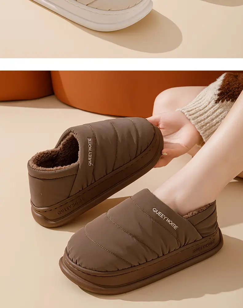 Women Winter Warm Cotton Slippers with Heel 2025 — feature 14