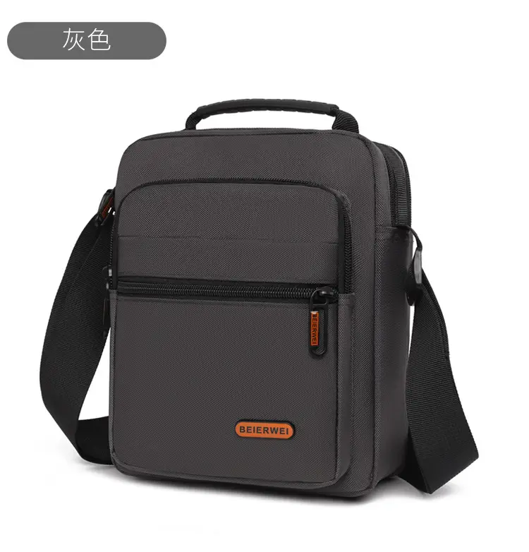 Men's Oxford Cloth Shoulder Bag Navy Blue 2024 — feature 26