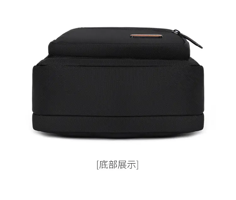 Men's Oxford Cloth Shoulder Bag Navy Blue 2024 — feature 31