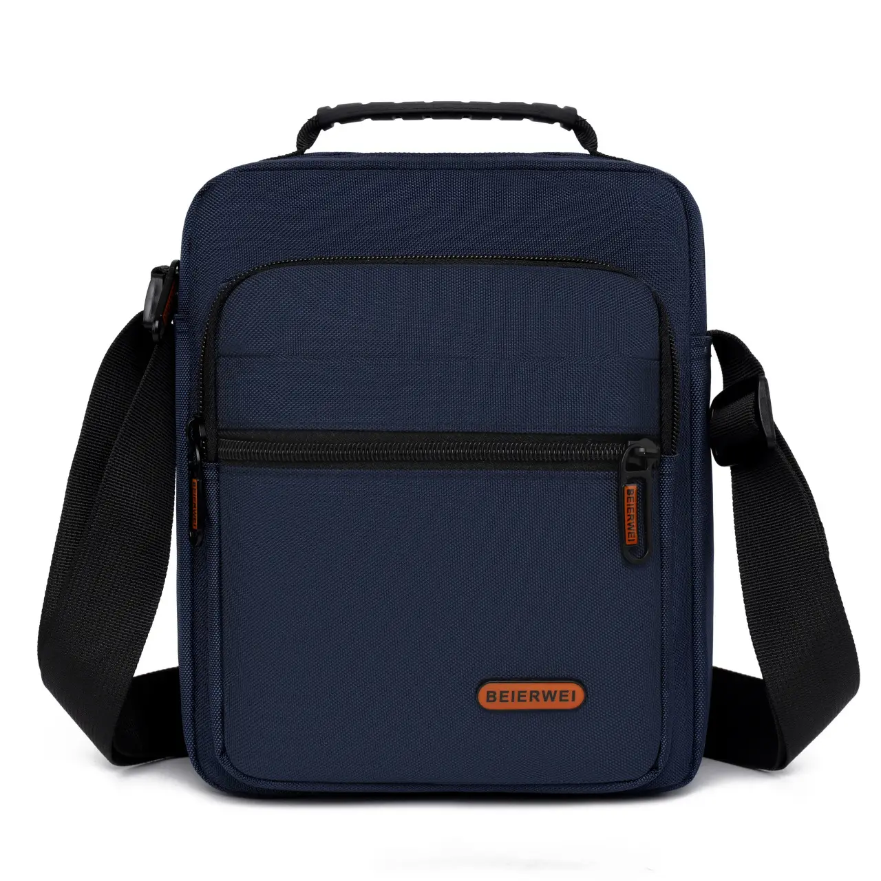 Men's Oxford Cloth Shoulder Bag Navy Blue 2024 - Image 3