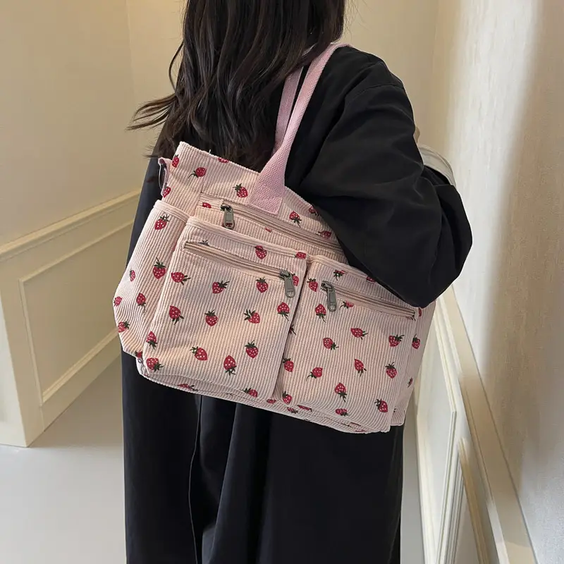 Black Polka Dot Shoulder Bag for Women 2024 - Image 8