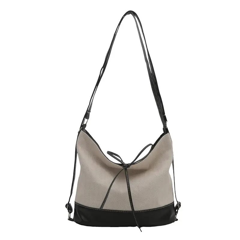 Large Canvas Backpack Women's Shoulder Crossbody Bag - Image 6