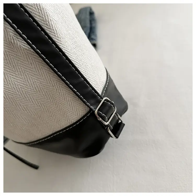 Large Canvas Backpack Women's Shoulder Crossbody Bag — feature 13