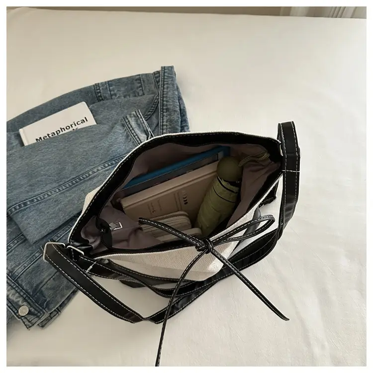 Large Canvas Backpack Women's Shoulder Crossbody Bag — feature 19