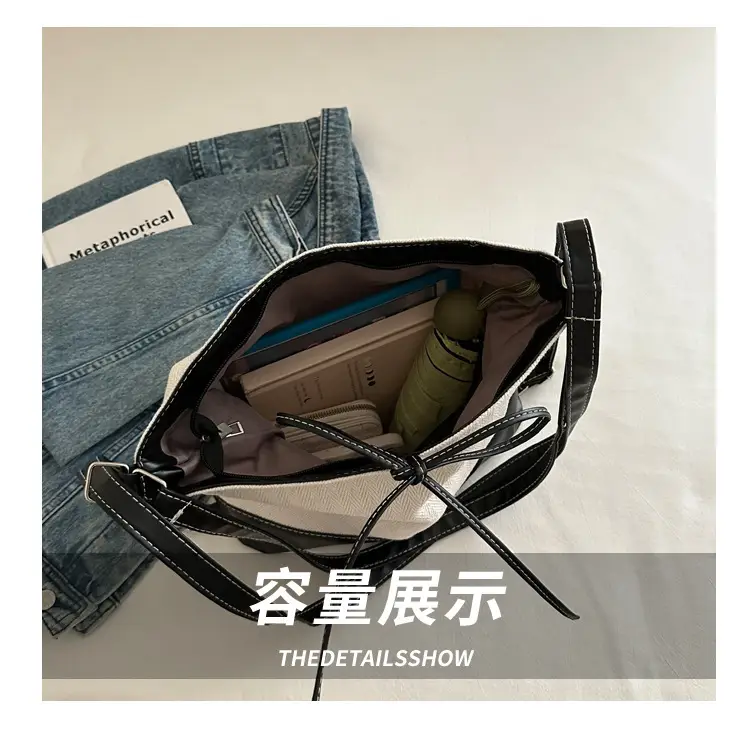 Large Canvas Backpack Women's Shoulder Crossbody Bag — feature 6