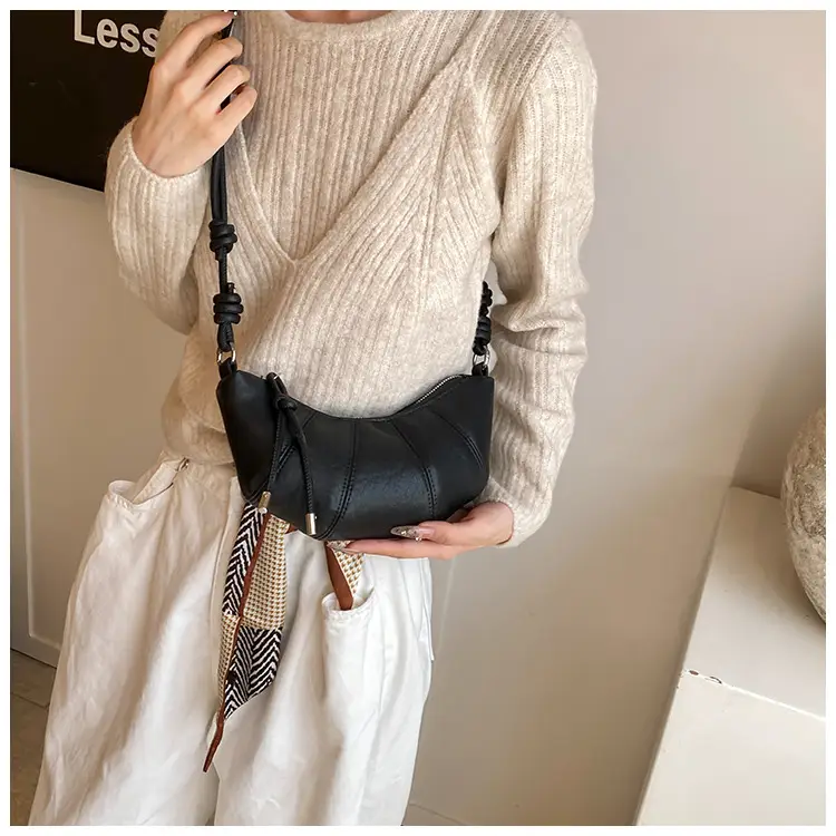 Women's Retro Horn Bag Brown Crossbody Shoulder — feature 18