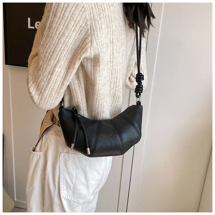 Women's Retro Horn Bag Brown Crossbody Shoulder — feature 19