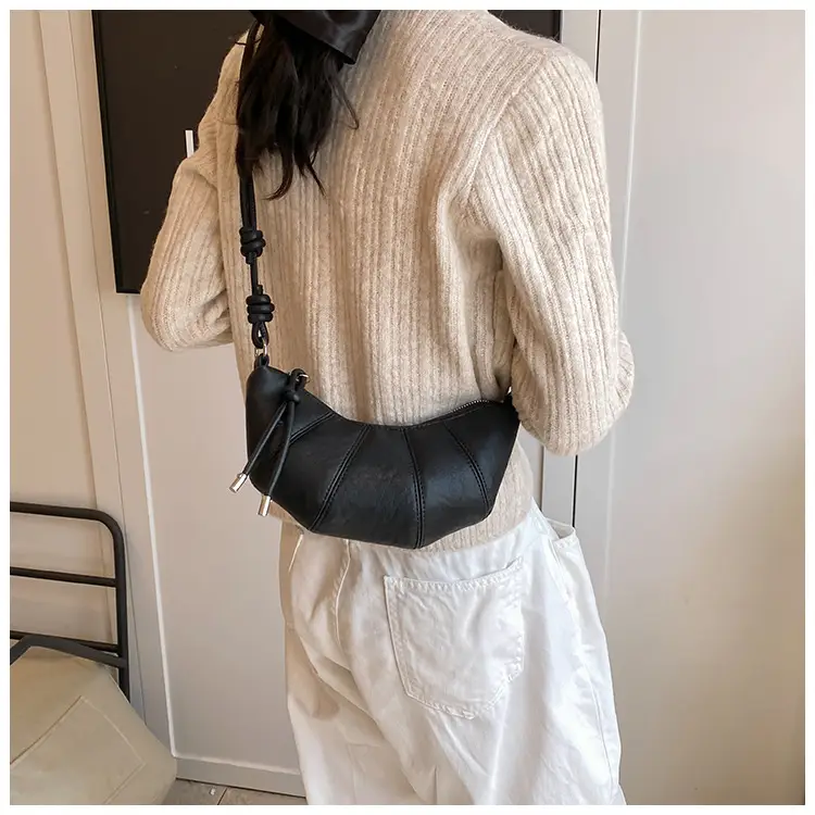 Women's Retro Horn Bag Brown Crossbody Shoulder — feature 20