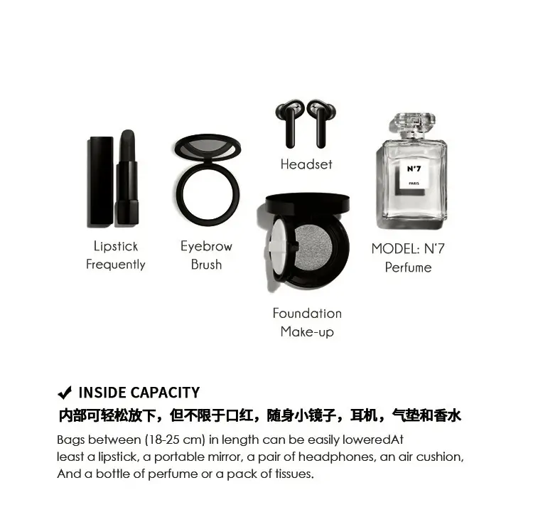 Adjustable Belt Bag for Women Black — feature 9