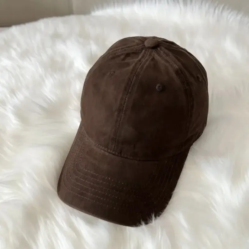 Maroon Embroidered Baseball Cap for Men Women