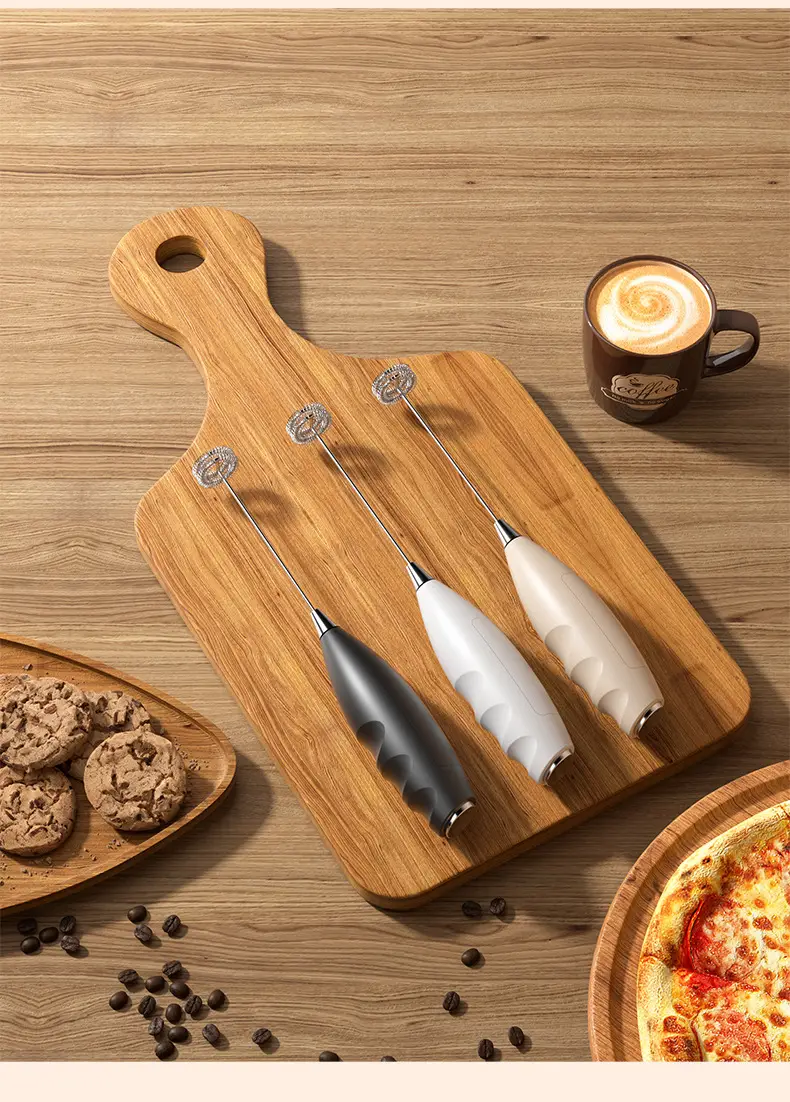 White Electric Milk Frother with Strong Power — feature 22