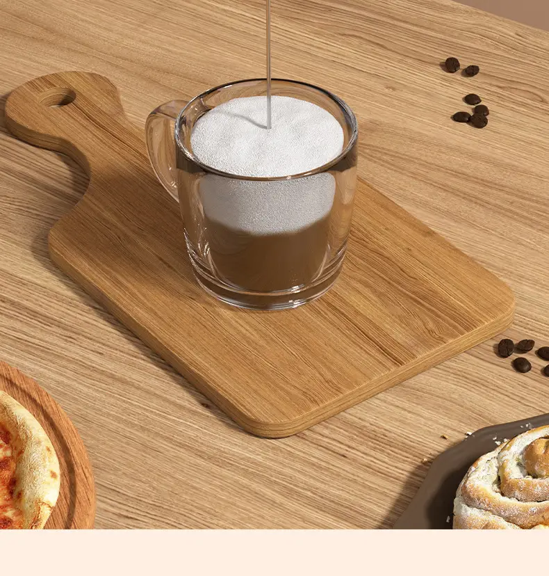 White Electric Milk Frother with Strong Power — feature 9