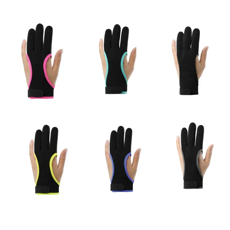 Three-Finger Archery Gloves, Finger Protection Gloves, Cross-Border Recurve Hunting Finger Protection, Bow and Arrow Gloves, Portable Camouflage