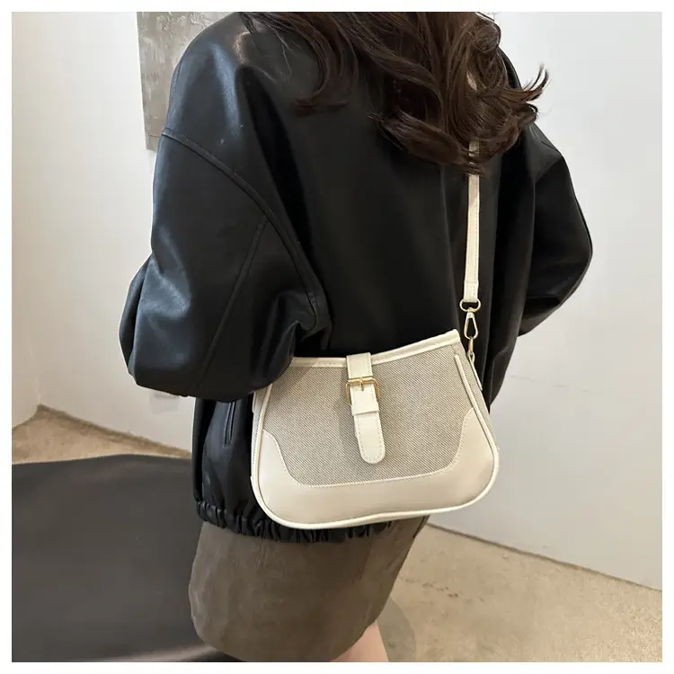 Underarm Bag Women's Shoulder Crossbody Light Grey — feature 29