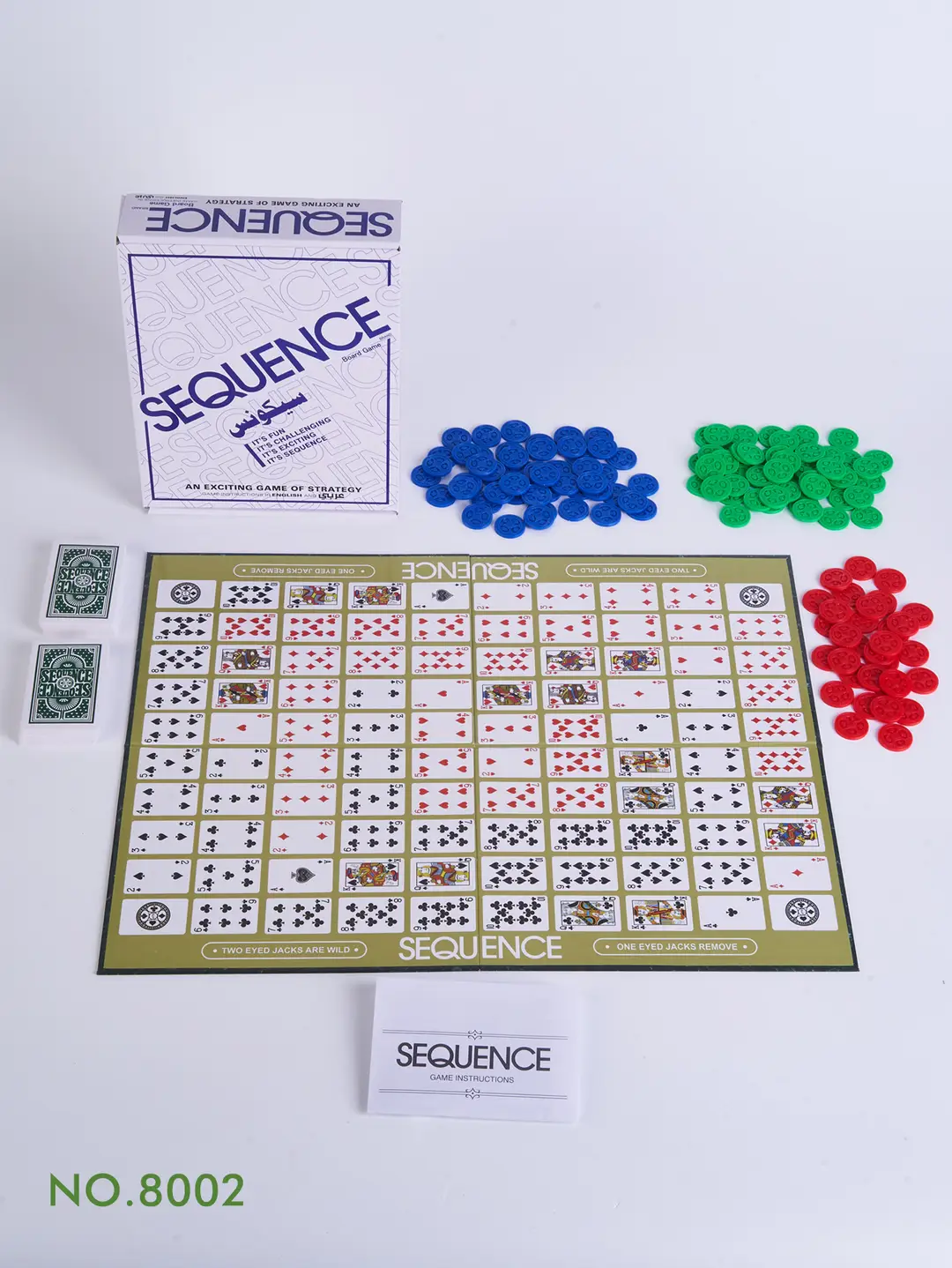 Cross-border foreign trade English Arabic game card leisure adult entertainment game card table game sequence card — feature 1