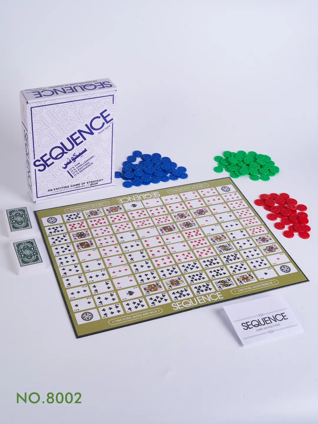 Cross-border foreign trade English Arabic game card leisure adult entertainment game card table game sequence card — feature 2