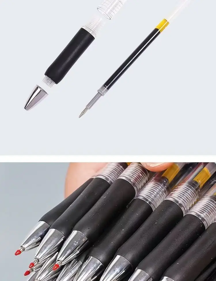 K35 Press-type Black Gel Pen Signature Quick-drying 0.5mm Student Learning Conference Office Supplies — feature 10