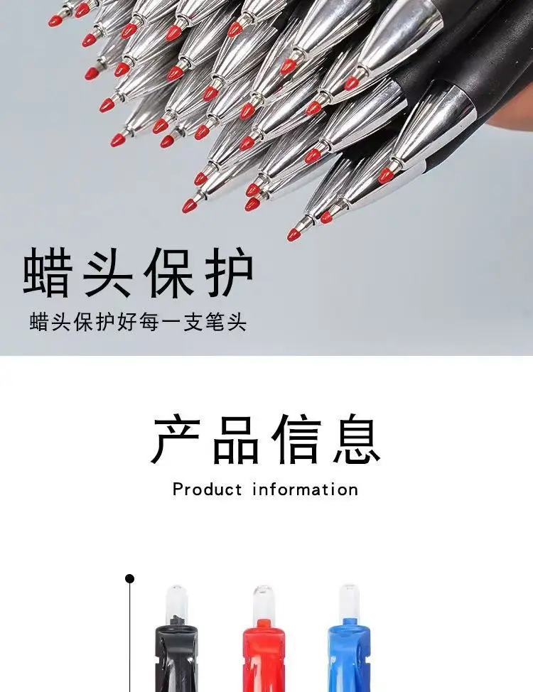 K35 Press-type Black Gel Pen Signature Quick-drying 0.5mm Student Learning Conference Office Supplies — feature 11