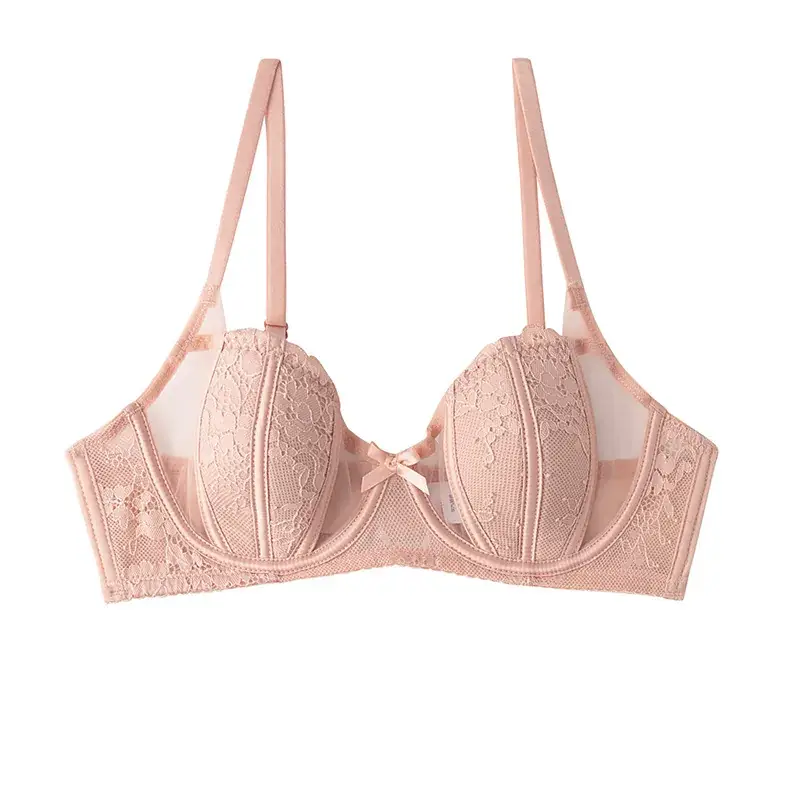 Red Lace Push Up Bra Big Chest Rabbit Ears