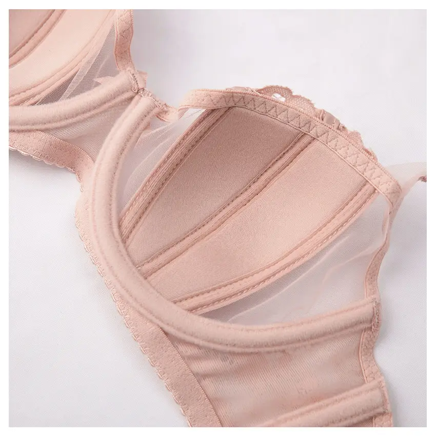 Red Lace Push Up Bra Big Chest Rabbit Ears — feature 6
