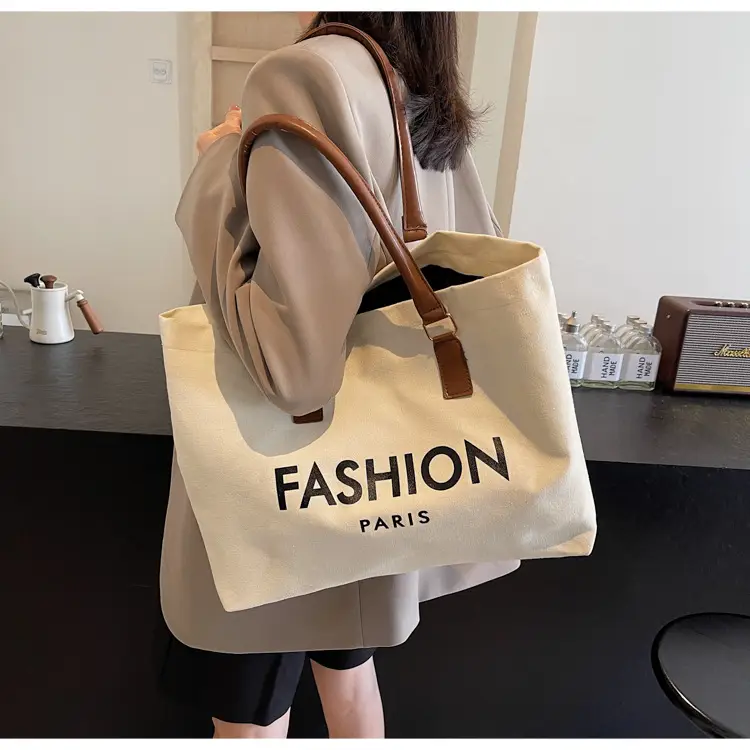 Fashion Paris Canvas Shoulder Bag Large 2024 — feature 12