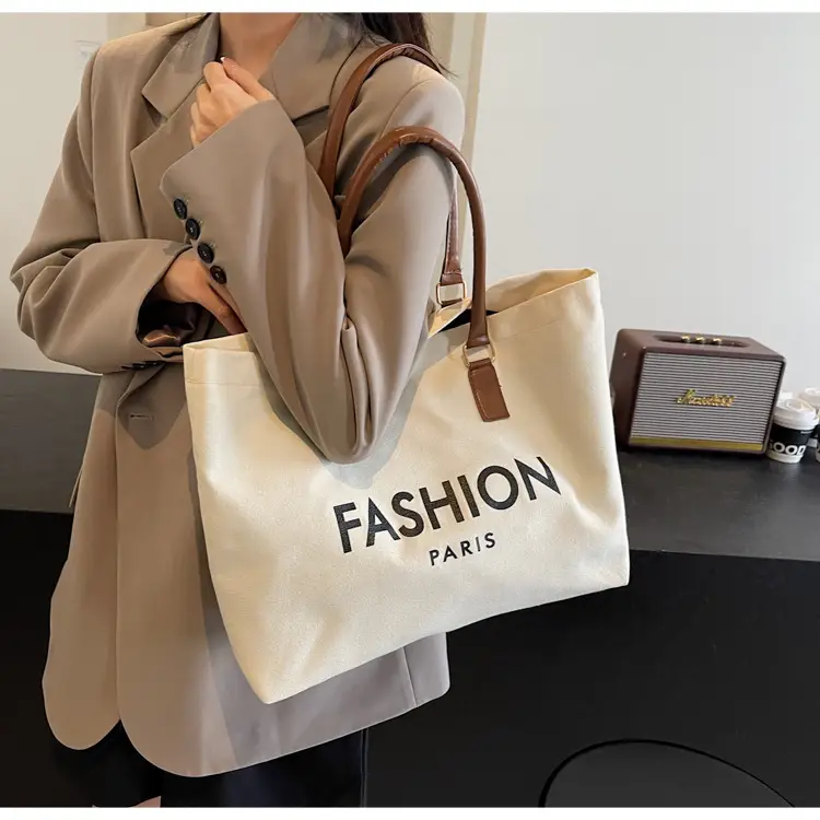Fashion Paris Canvas Shoulder Bag Large 2024 — feature 13