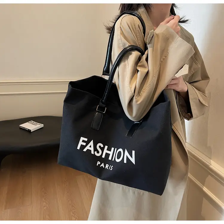 Fashion Paris Canvas Shoulder Bag Large 2024 — feature 17