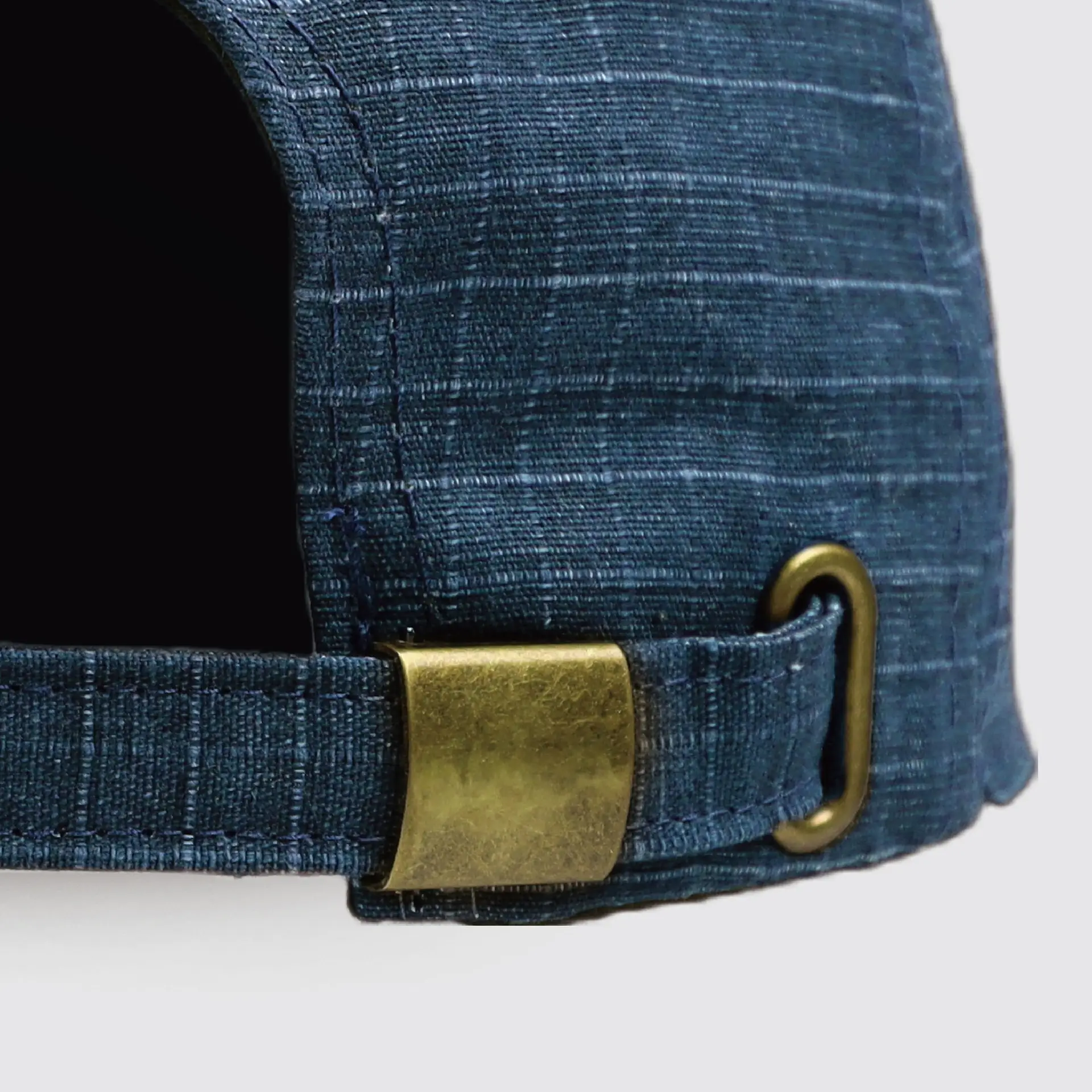 Japanese Style Plaid Sunscreen Hat for Men Women Blue - Image 6