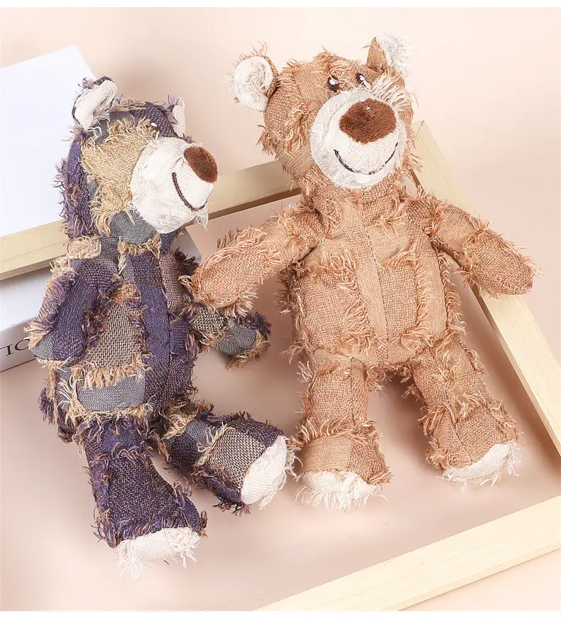 Pet Toys Bite-resistant Dog Plush Toys Bite-resistant Molar Teeth Cleaning Dog Toys Bite-resistant Beggar Bear Dog Toys — feature 11
