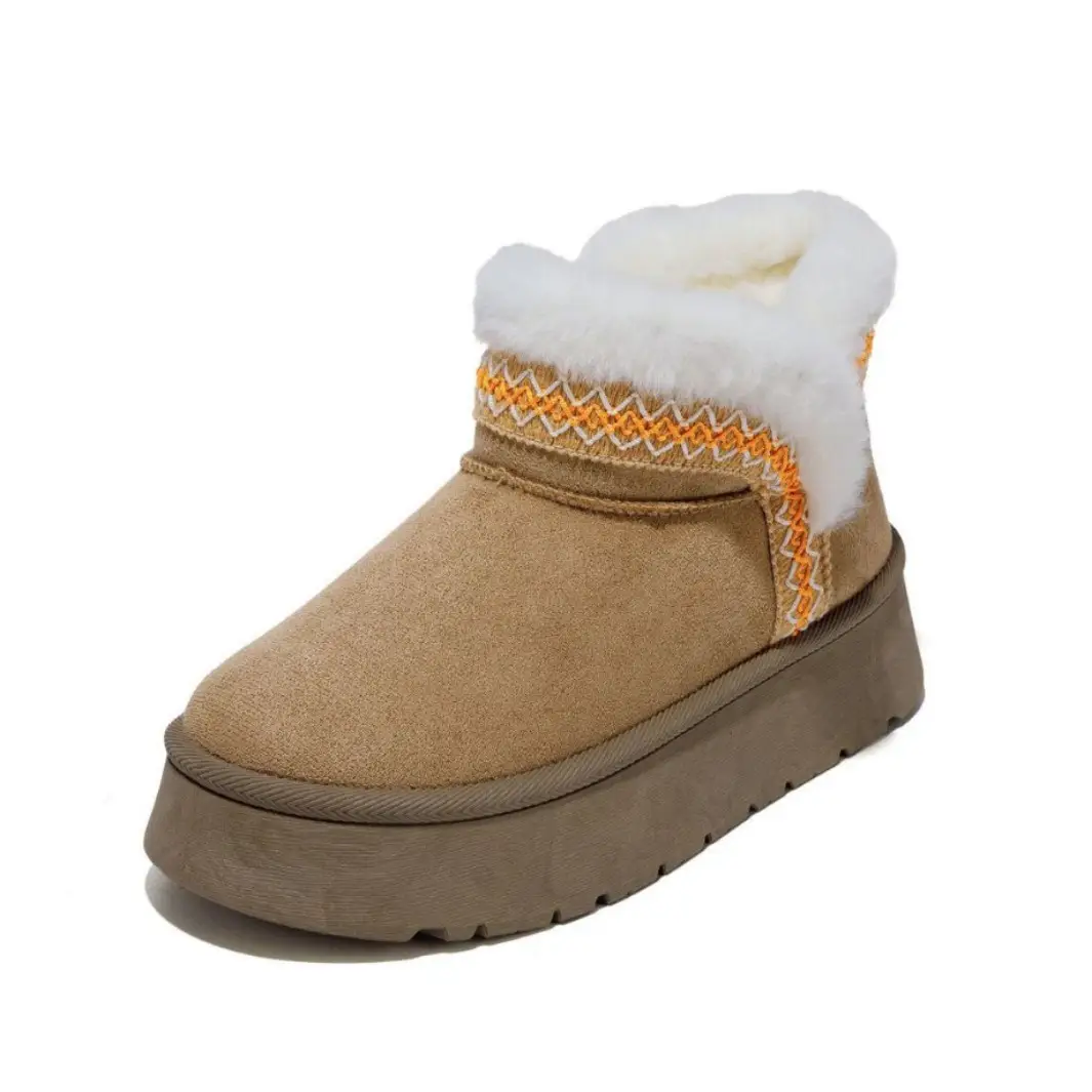 Women Fleece Lined Snow Boots Winter Warm Double Size