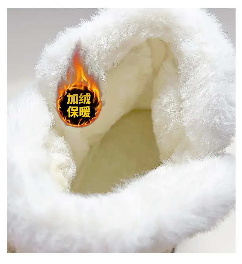 Women Fleece Lined Snow Boots Winter Warm Double Size — feature 14