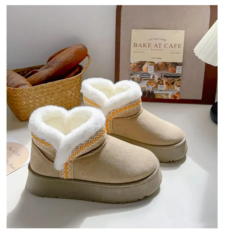 Women Fleece Lined Snow Boots Winter Warm Double Size — feature 9