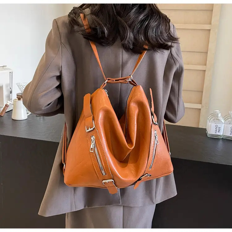 Black Korean Style Shoulder Bag Women 2024 PU Tote — feature 22