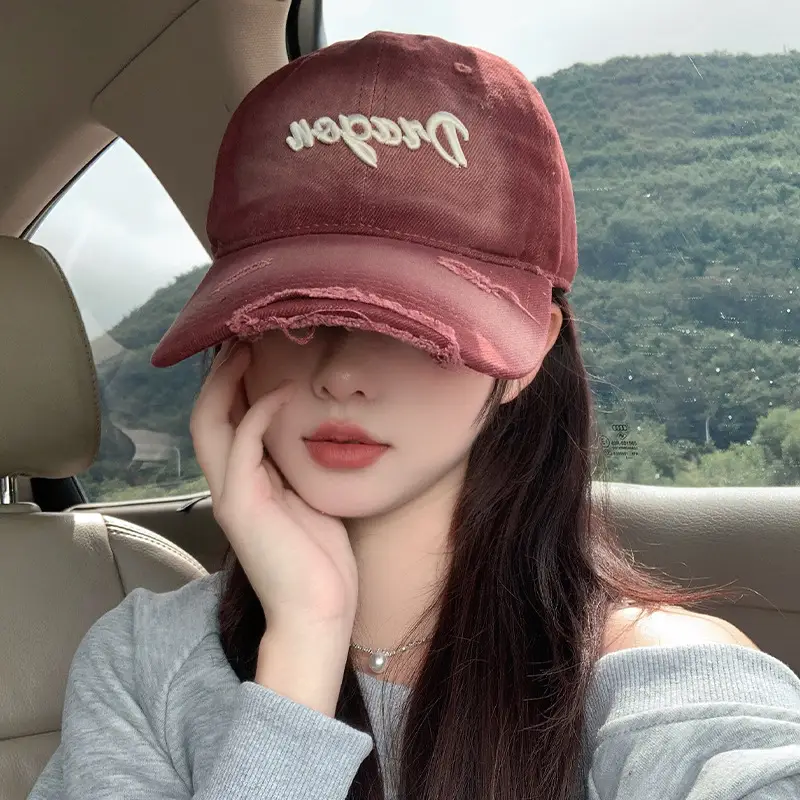 Golden Dragon Embroidered Baseball Cap for Women - Image 4