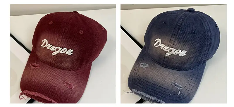 Golden Dragon Embroidered Baseball Cap for Women — feature 10