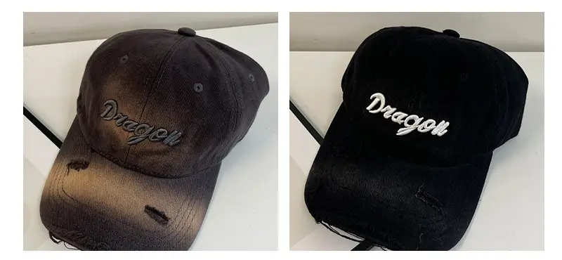 Golden Dragon Embroidered Baseball Cap for Women — feature 11
