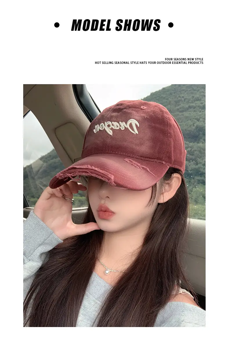 Golden Dragon Embroidered Baseball Cap for Women — feature 2