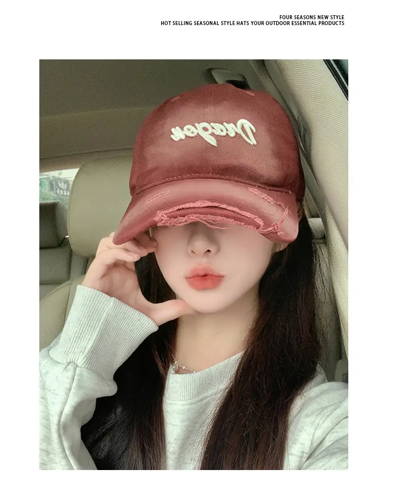 Golden Dragon Embroidered Baseball Cap for Women — feature 7