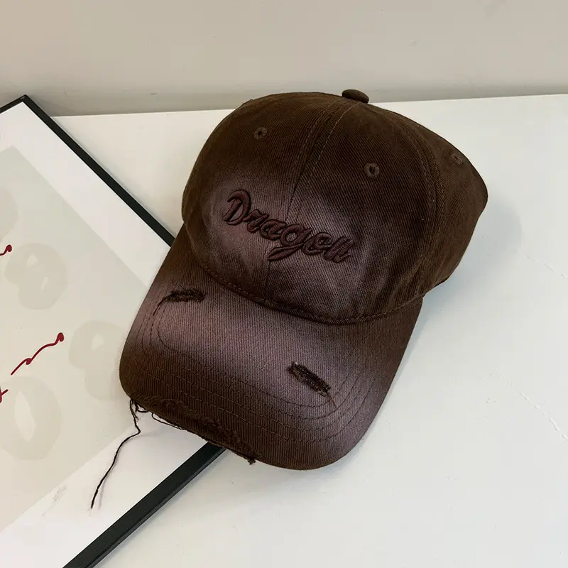 Golden Dragon Embroidered Baseball Cap for Women - Image 3