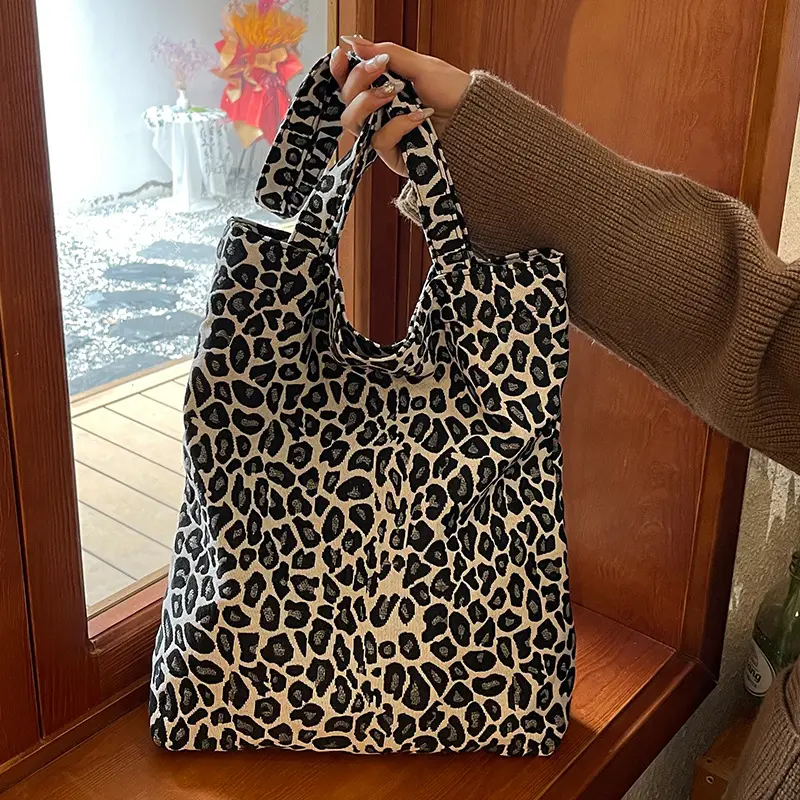 Leopard Print Women Large Tote Bag 2024 - Image 7