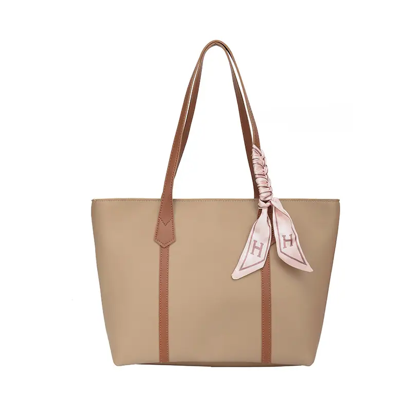 Black Korean Style Ribbon Tote Bag for Women - Image 11