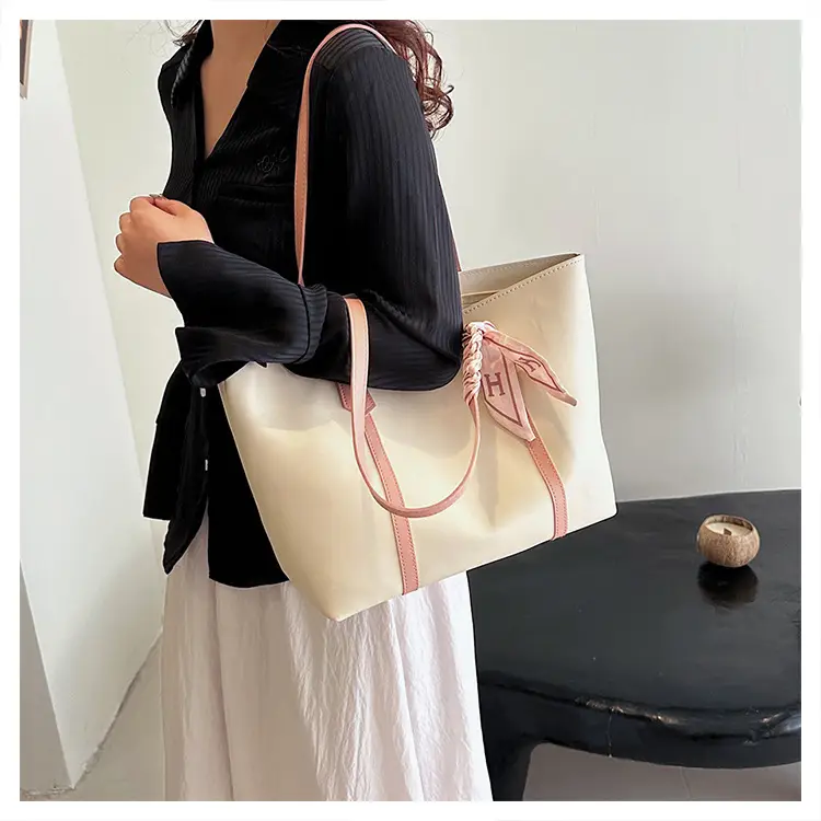 Black Korean Style Ribbon Tote Bag for Women — feature 16